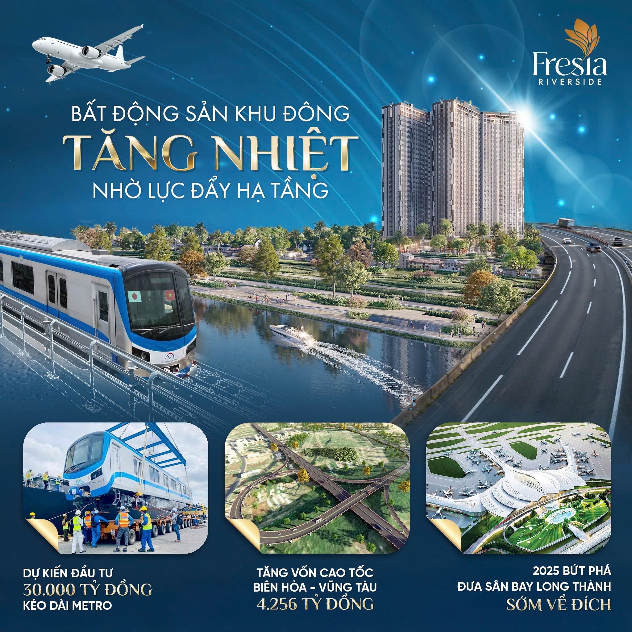 hạ tầng tiềm năng tại dự án Fresia Riverside